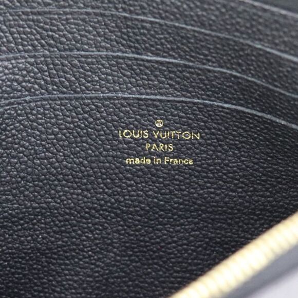 Louis Vuitton Pochette Melanie MM Monogram Implant Noir Clutch Bag - Picture 10 of 12